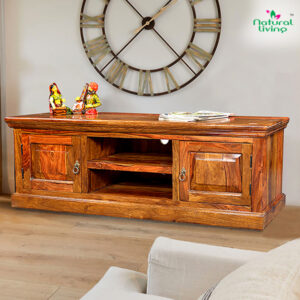 Veronica Wooden Panel TV Unit
