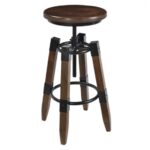 Tencil Leg Ring Stool (Teak)