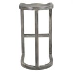 U Industrial Counter Stool (Grey)