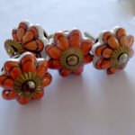 Iron Ceramic Knob 4 Pcs