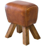 Leather Stool