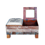 Wooden Reclaimed Storage Box 2 Seater