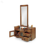 Ravi Wooden Dresser With Mirror Frame