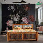 CIRCIUM WOODEN KING BED WITH STORAGE