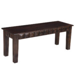 DIAMOND WOODEN BENCH 118 CM