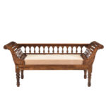Hukam Wooden Lounger Bench