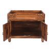 Subh Labh Wooden Pooja Stand Without Swastik2