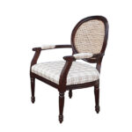 ROUND BACK CANE CHAIR
