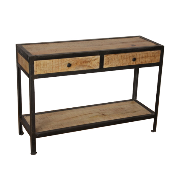 Wood Metal Console Table Get Upto 35, Wood And Metal Console Table With Storage