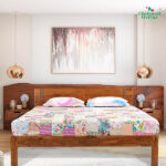WOODEN YORK TOWN KING SIZE BED WITH STORAGE