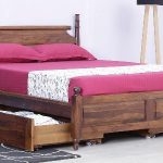Sheesham Double Bed Combo