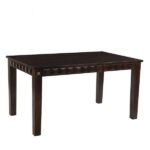 WOODEN DIAMOND DINING TABLE 175 CMS