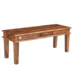 NIWAR WOODEN BENCH 145 CMS