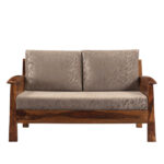WOODEN JOP STRIP SOFA 2 SEATER