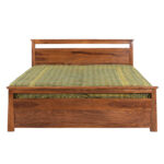 GLOVA WOODEN KING SIZE BED WITHOUT STORAGE