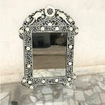 BONE INLAY MIRROR FRAME