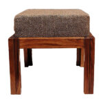STOOL WITH UPHOLSTERY