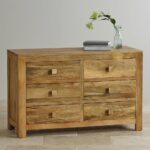 Large 6 Drawer Cabinate of Natural Living Furnitre New range of mango wood furniture