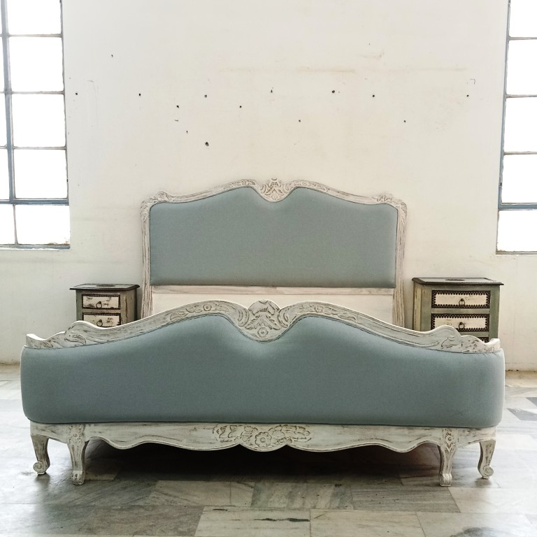 HUDSON FRENCH STYLE QUEEN SIZE BED WITHOUT STORAGE - Best Hardwood ...